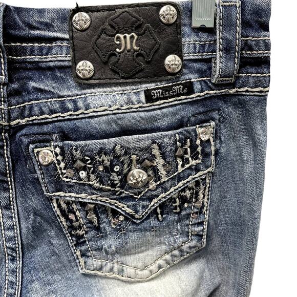 Miss Me Jeans Easy Boot JE8052ER Size 28 - Picture 6 of 10